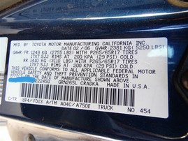 2006 TOYOTA TACOMA EXT CAB SR5 BLUE 4.0 AT 2WD PRERUNNER TRD SPORT Z19852